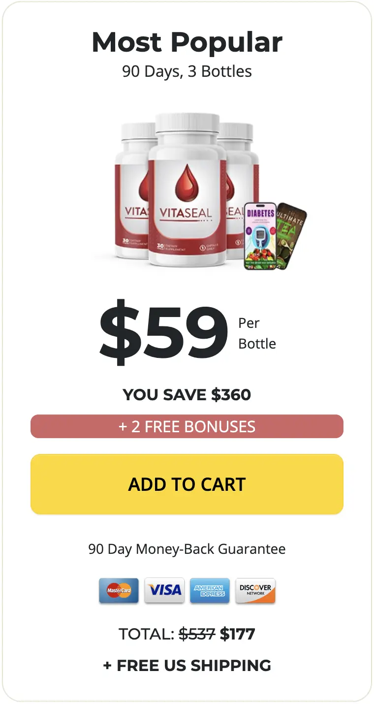 VitaSeal vitaseal three bottles order
